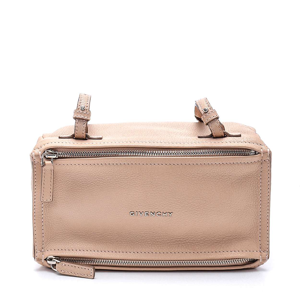 Givenchy - Nude Goatskin Leather Medium Pandora Bag